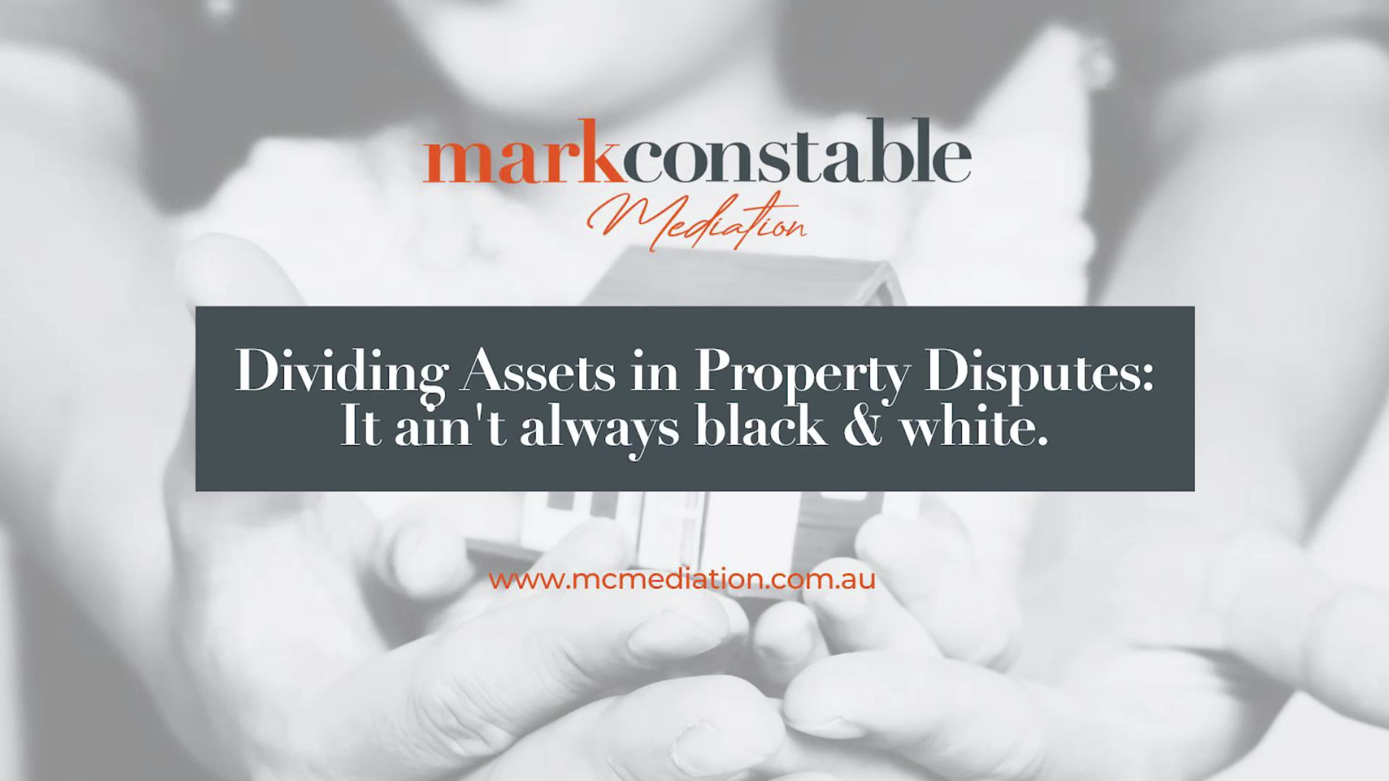 Dividing Assets in Property Disputes: It Ain't Always Black & White